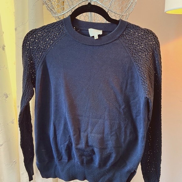 Aritzia Wilfred Super Soft Blue Knit Sweater - Picture 1 of 3